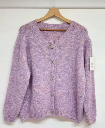 Cardigan lila
