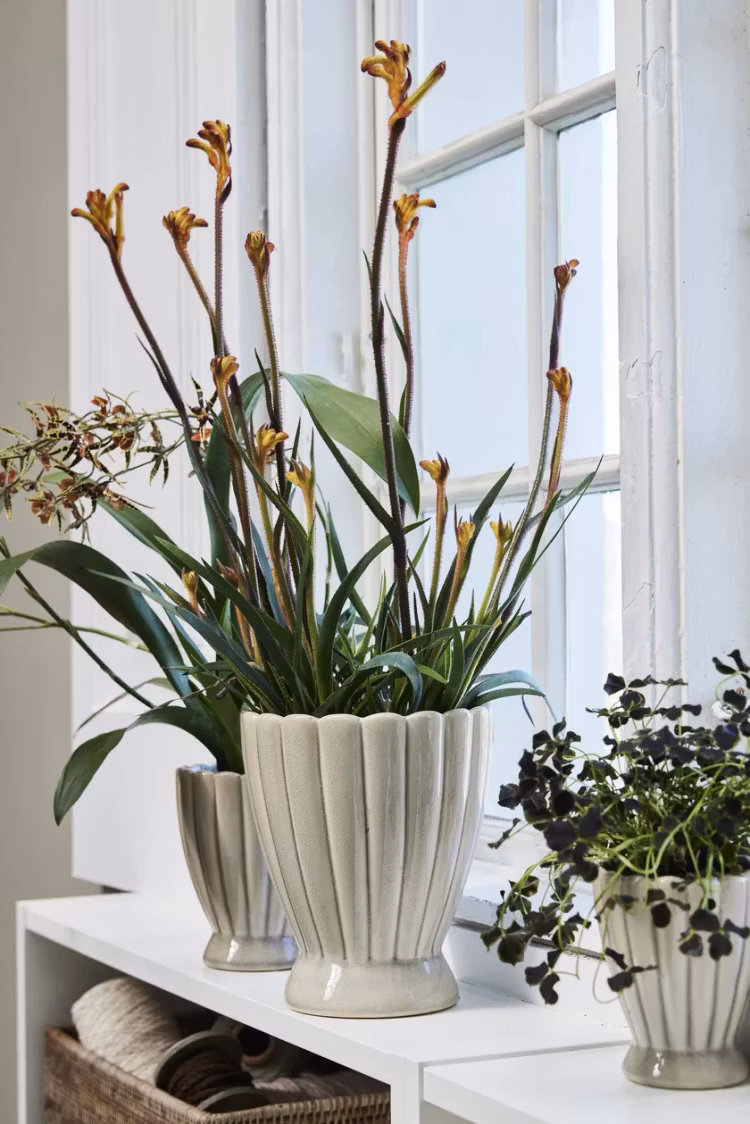 Lene Bjerre Shenella flower pot linen