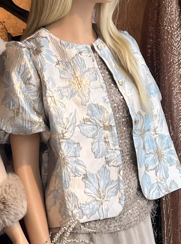 Bolerokavaj Lily blå