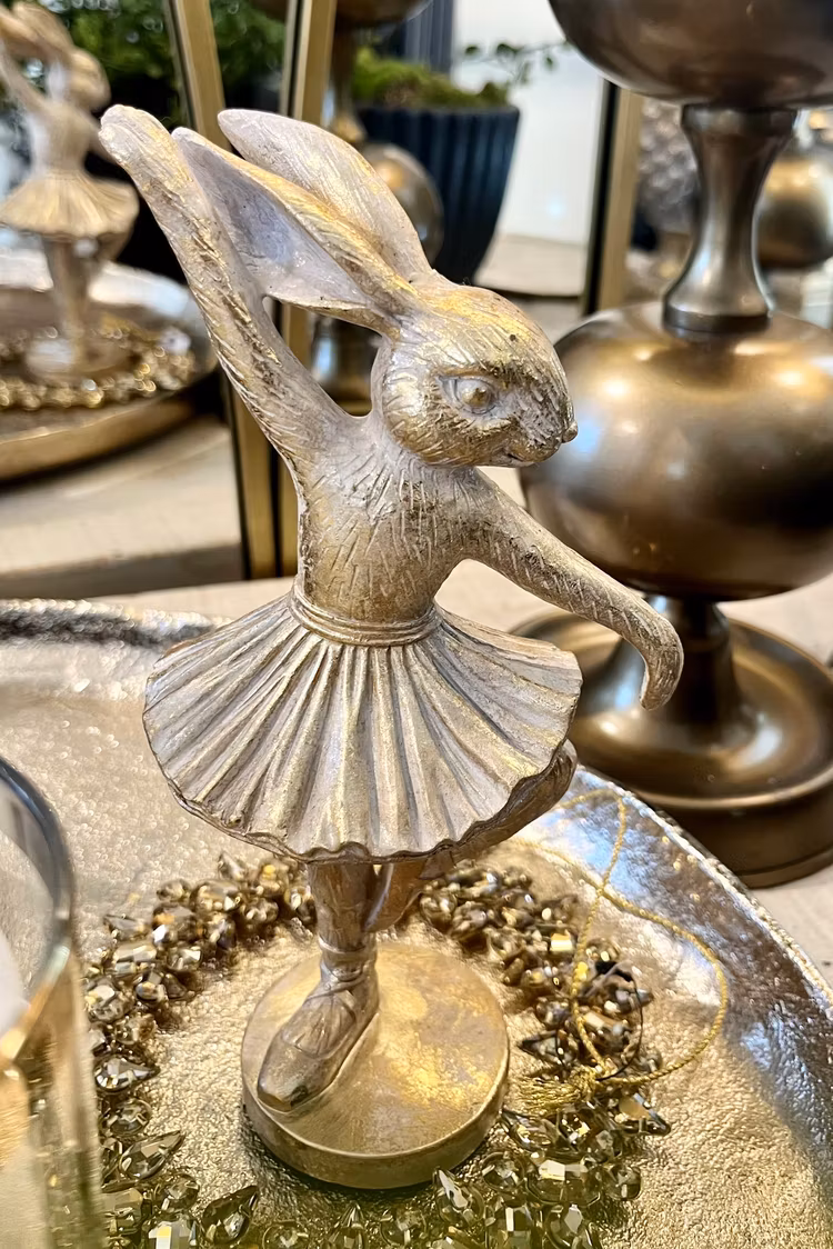 Lene Bjerre Kanin ballerina guld