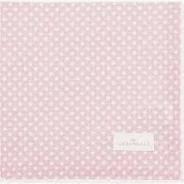 Greengate napkin with lace Dotty pale pink