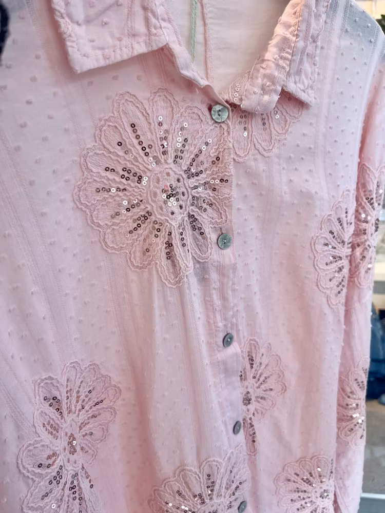 Skjorta ljusrosa Dotty