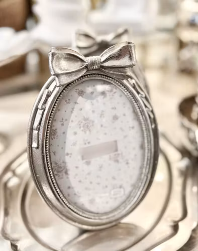 Fotoram rosett silver