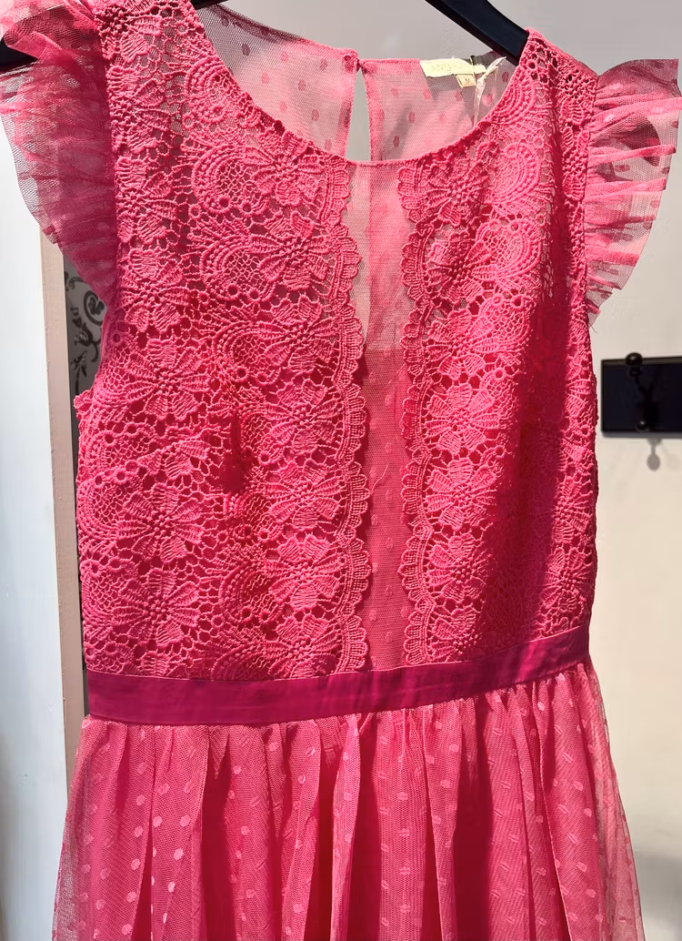 Klänning Dorothea cerise