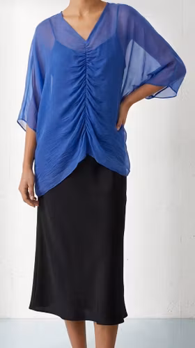 Silkesblus Selma kornblå
