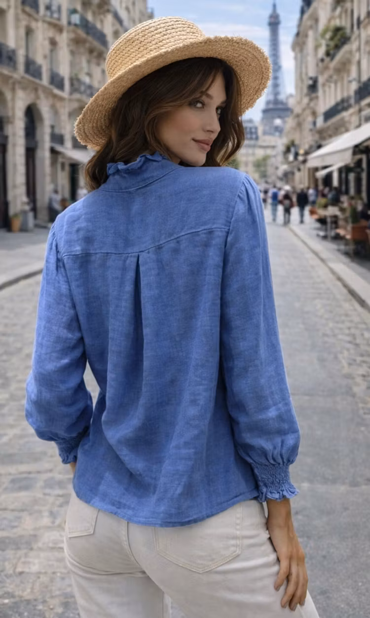 Linneblus Sofie blå