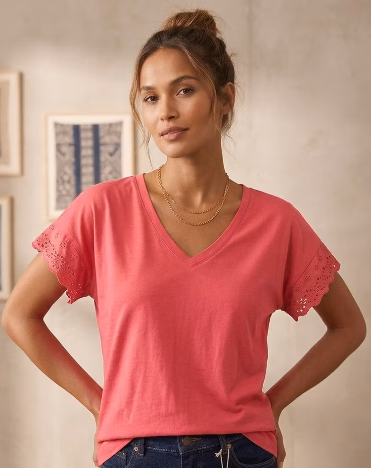 T-shirt Summer korallrosa