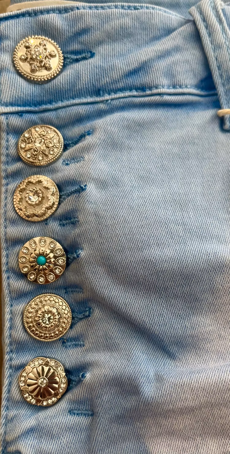 Jeansshorts heavenly blue