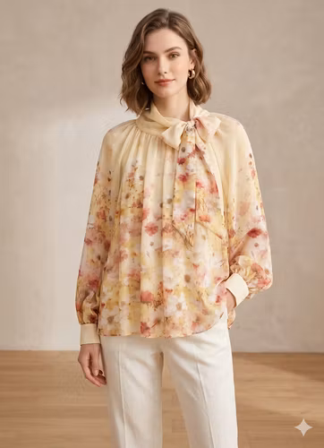 Blus Annie gul
