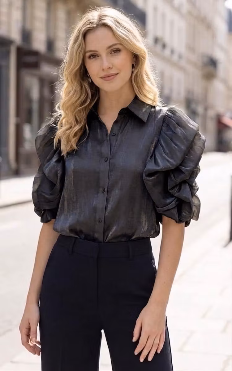 Topp Sophia svart