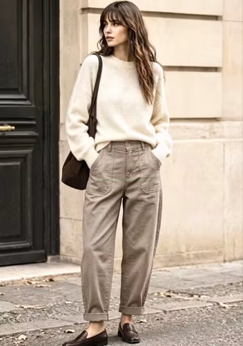 Workerpants beigetaupe