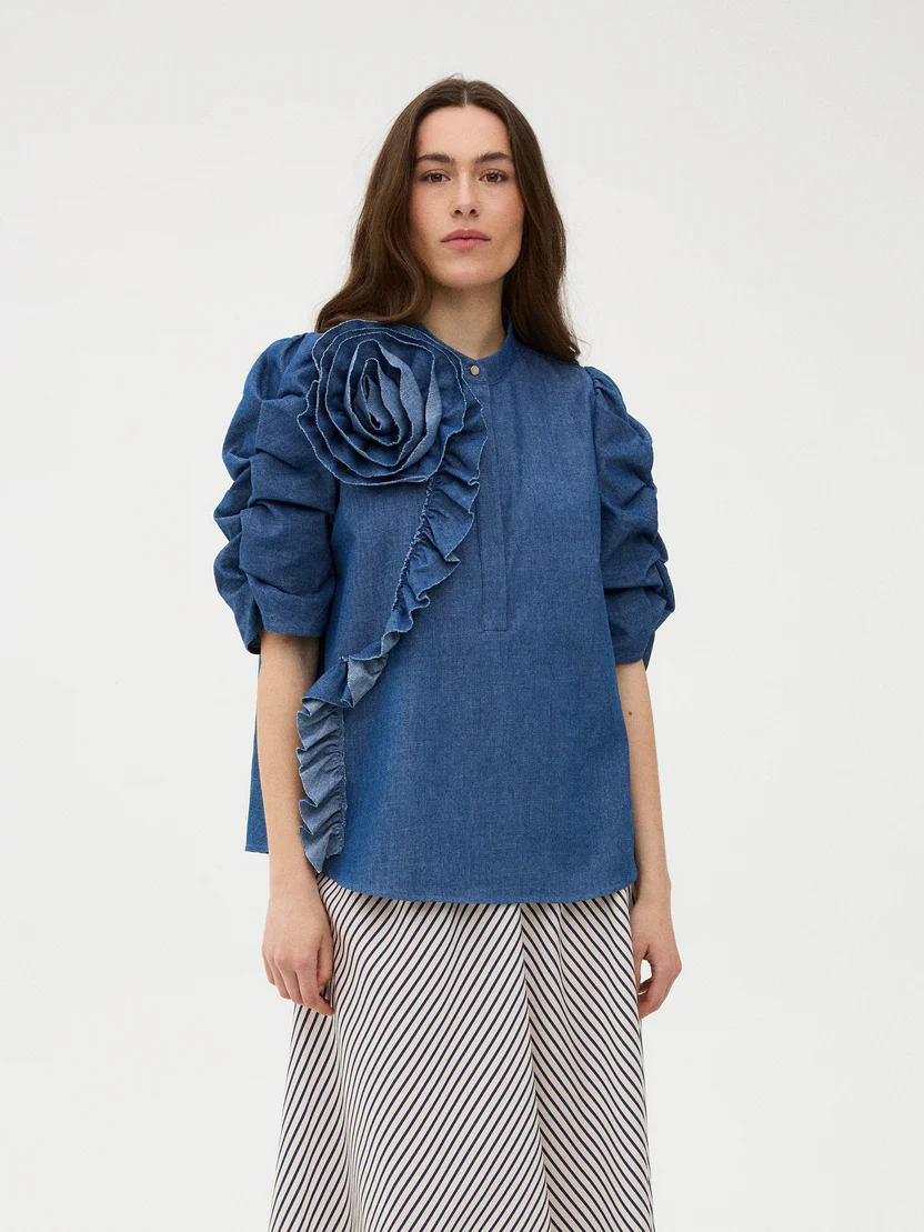 Gossia ZabinaGO Ci Blouse denim chambray