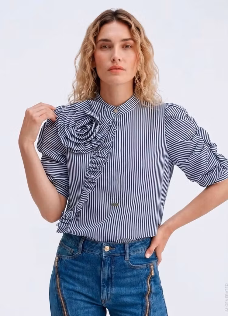 Gossia ZainaGo Ea Blouse Dusty blue