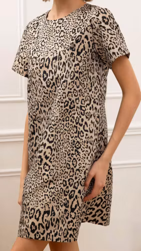 Klänning Leopard