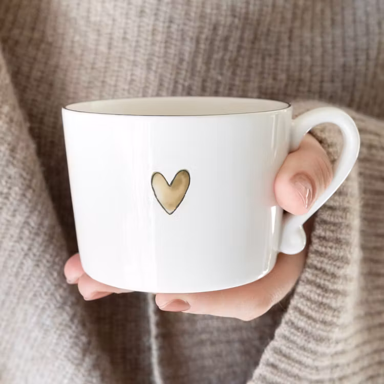 BC Collection Cup brown heart