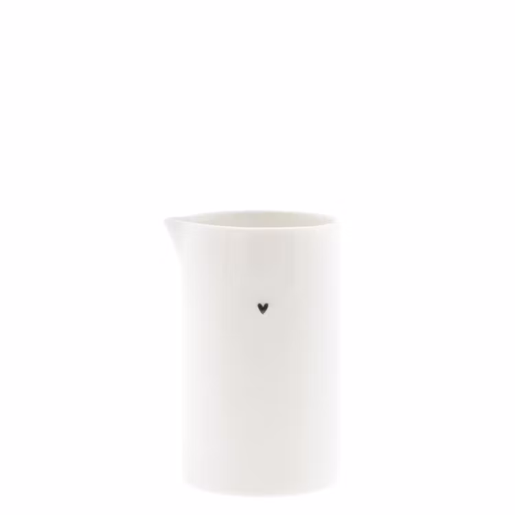 BC Collection Milk Jug black heart