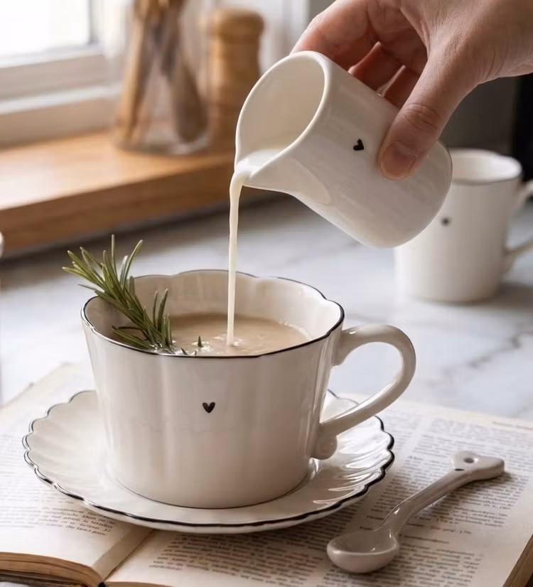 BC Collection Milk Jug black heart