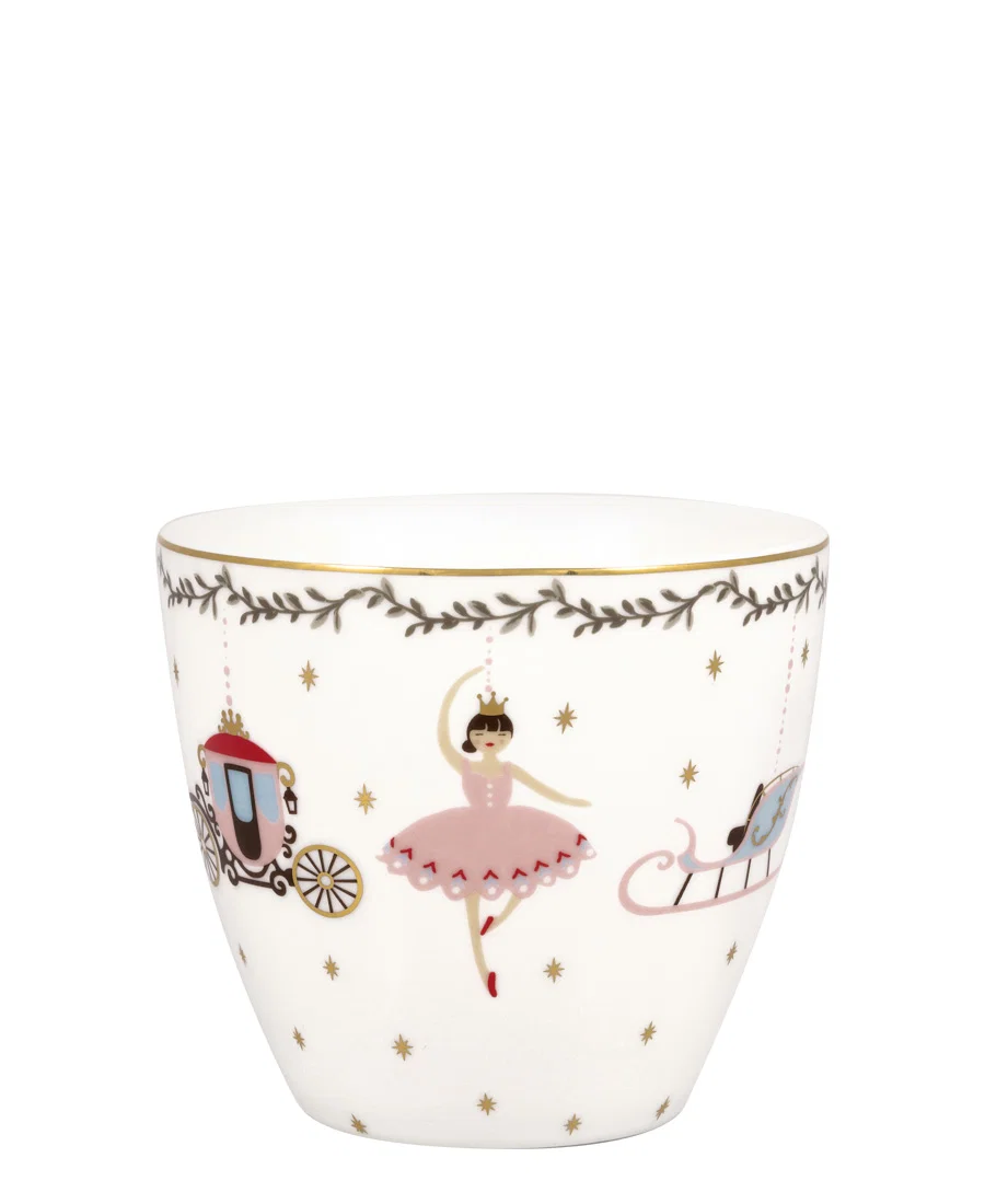Greengate Latte cup Royal christmas white