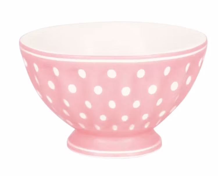 Greengate French bowl medium Dotty pale pink