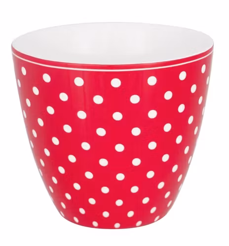 Greengate Latte cup Dotty red