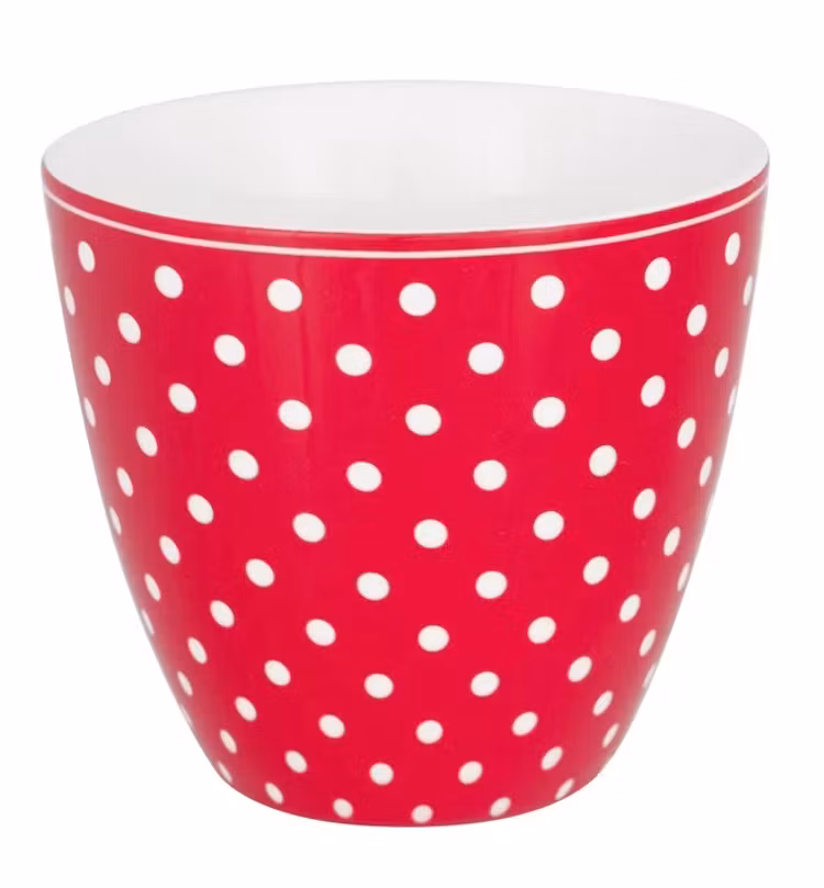 Greengate Latte cup Dotty red