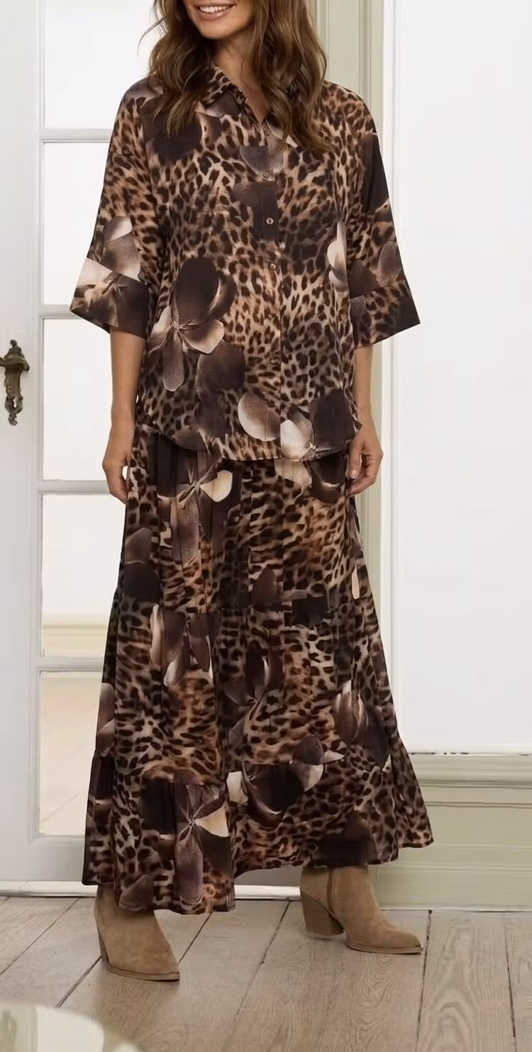 Marta du chateau Princess skirt leopard