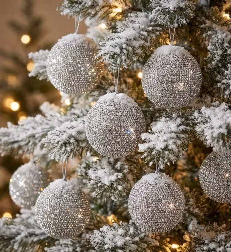 Julkula silver strass