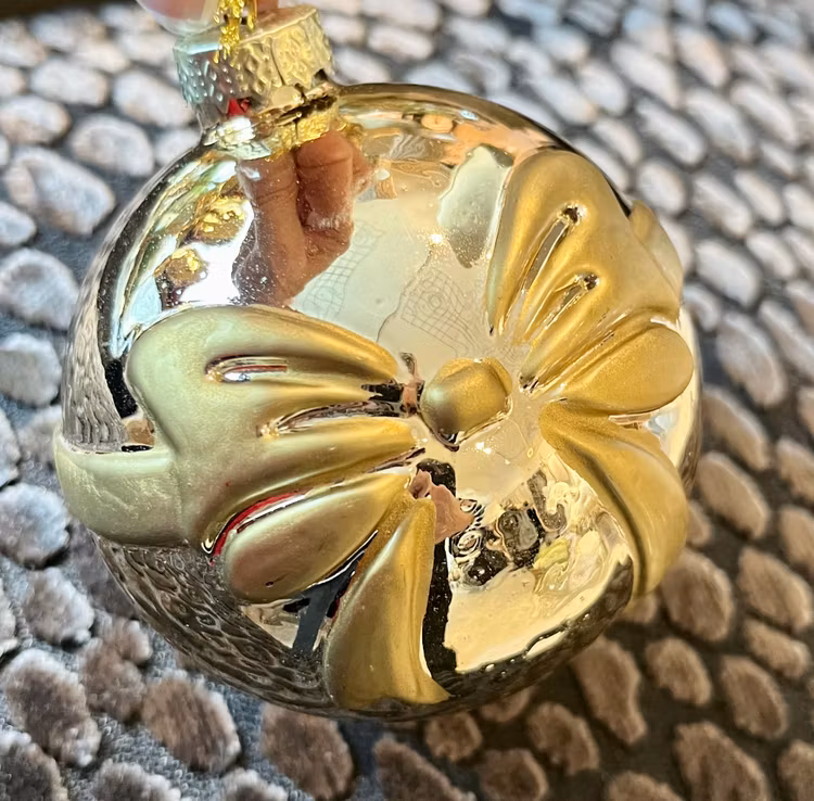 Julkula guld rosett