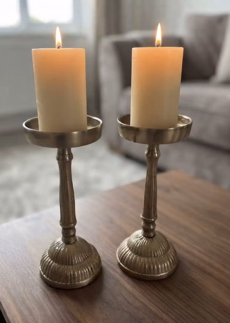 Ljusstake guld