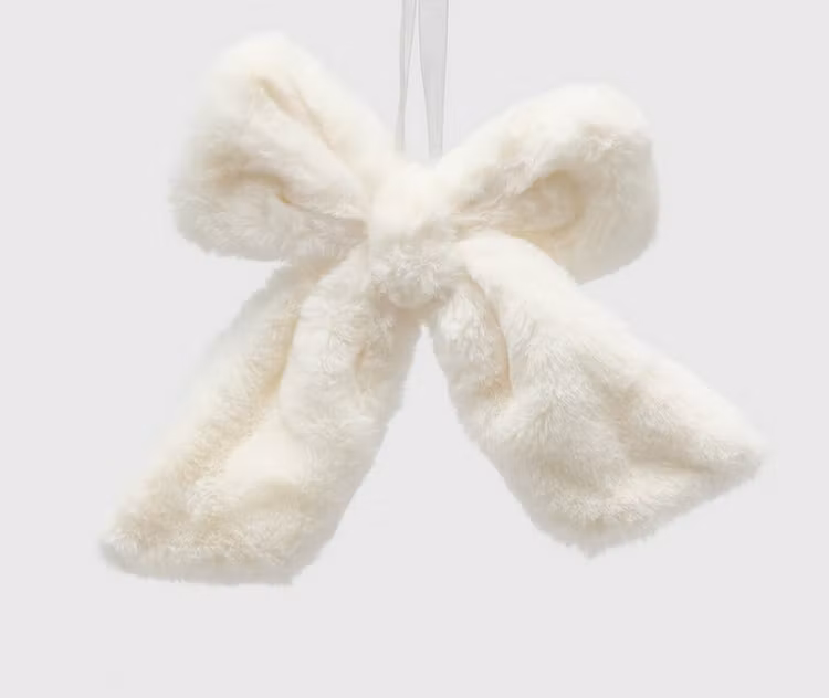 Fuskpälsrosett offwhite