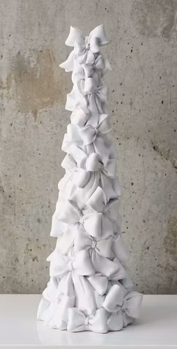 Lene Bjerre Serafina tree white bows glitter