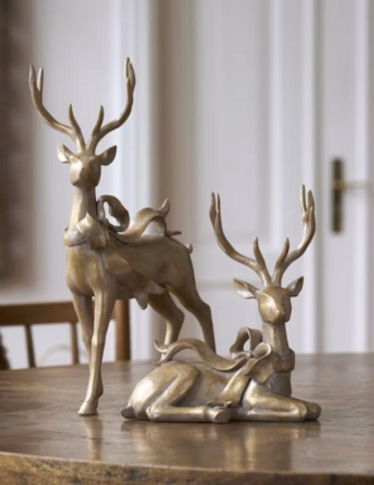 Lene Bjerre Deria deer set gold