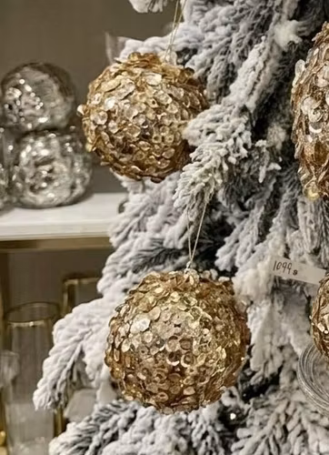 Julkula paljetter guld