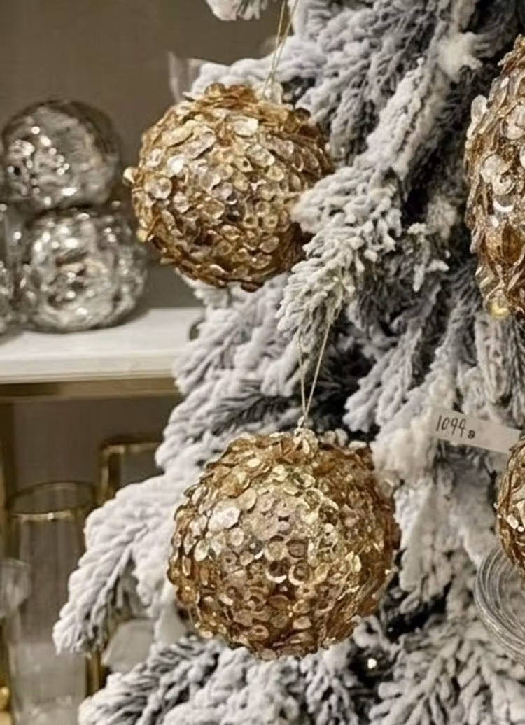 Julkula paljetter guld