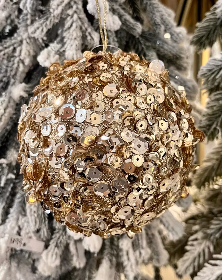 Julkula paljetter guld