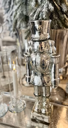 Nötknäppare silver stor
