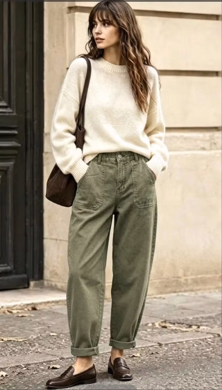 Workerpants manchester khaki