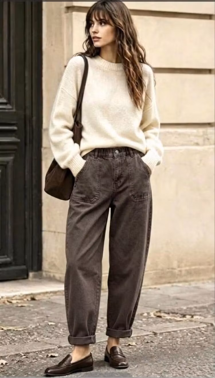 Workerpants manchester brun