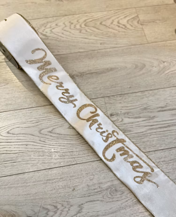 Merry Christmas ribbon