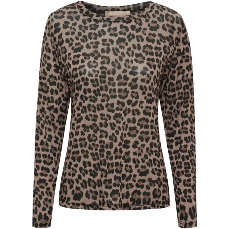 Marta du chateau Elissa Top fango leopard