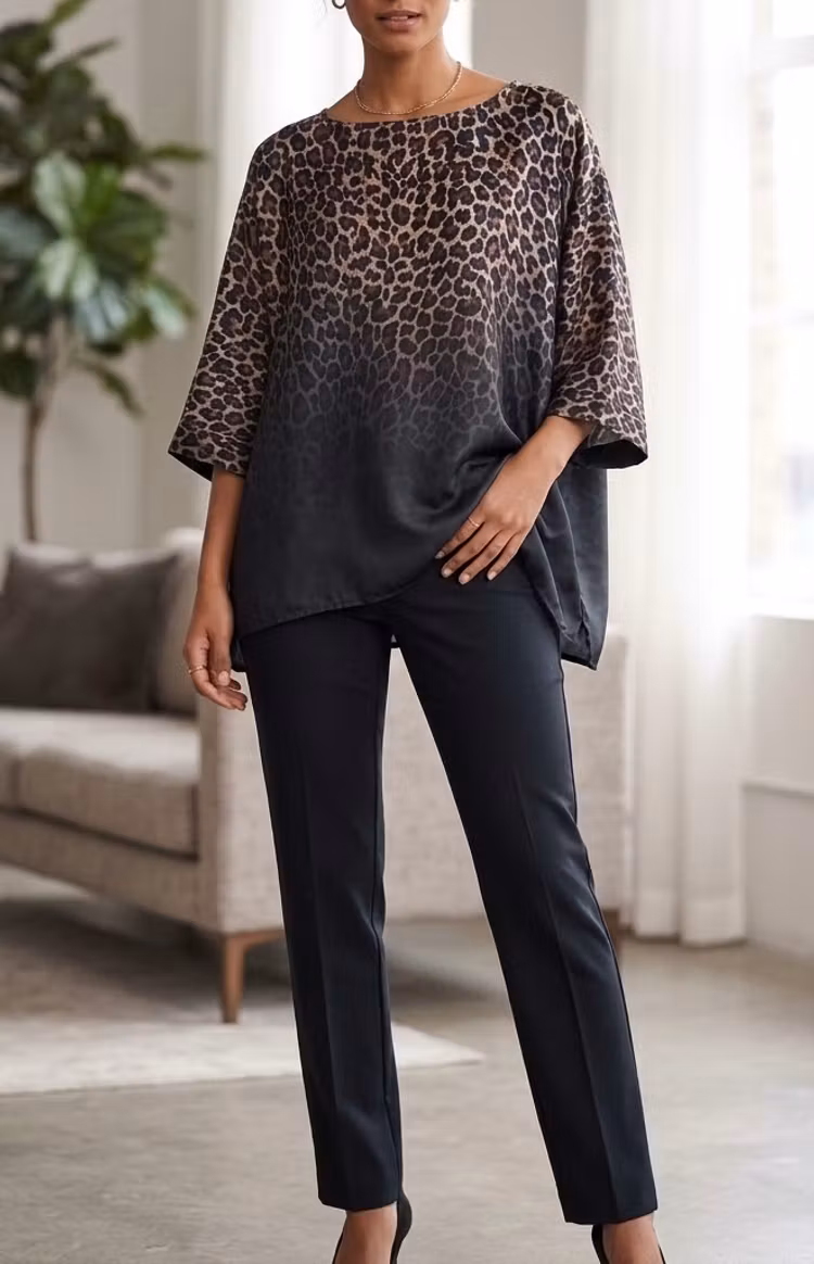 Blus Savannah Elegance svart