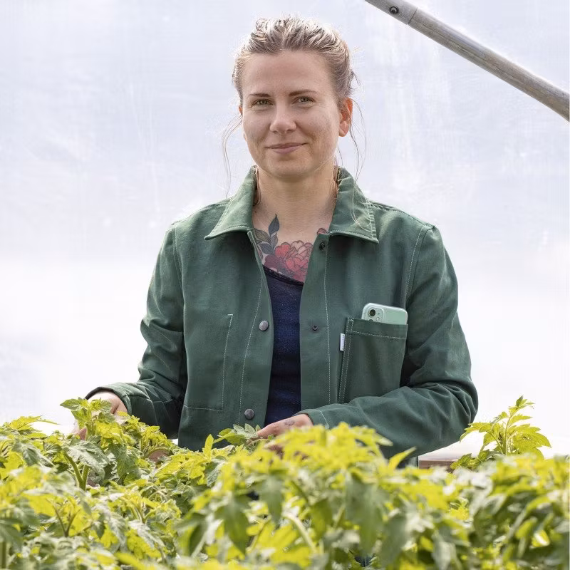 SÄLJES: Johanna grön strl L - Begagnad art. 2510