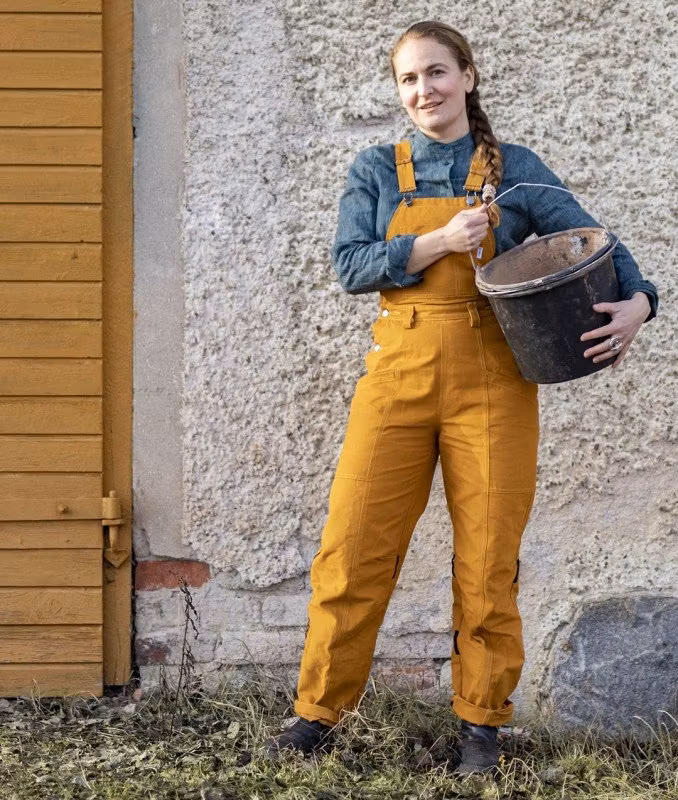 SÄLJES: Jenny Senapsgul strl 34 - Begagnad art. 2514