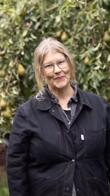 Porträtt av Malin på Nejdens Trädgårdsmästare