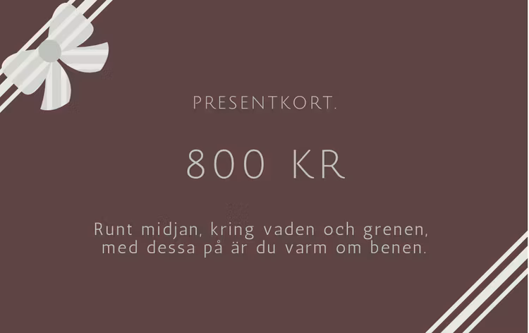 Presentkort 800