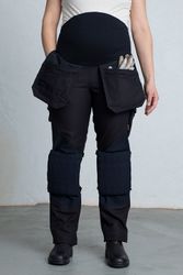 ROSMARI Work Trousers for Pregnant -Black