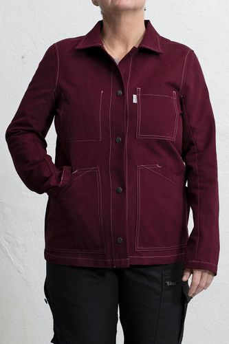 JOHANNA canvas jacket burgundy