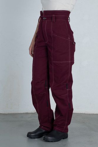 WILJA work trousers burgundy