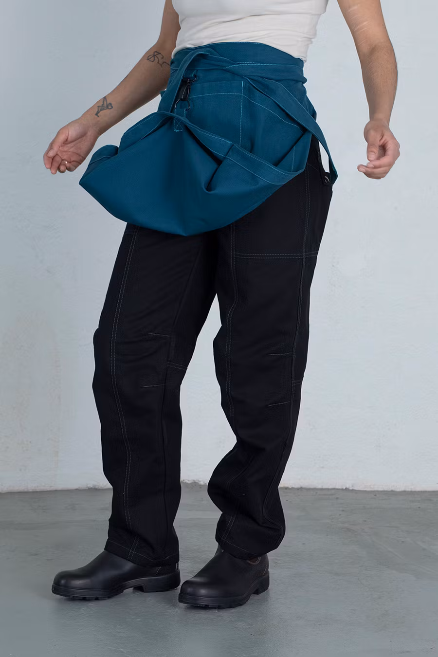Maria apron petrol