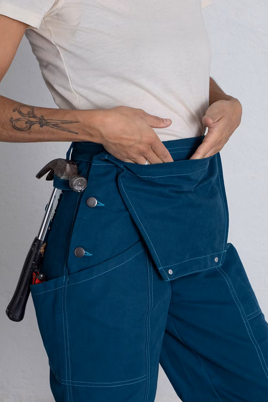 JENNY dungarees petrol